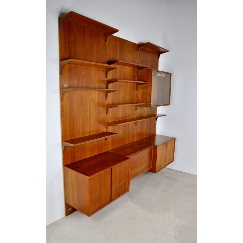 Vintage wall unit Royal System by Poul Cadovuis, 1960