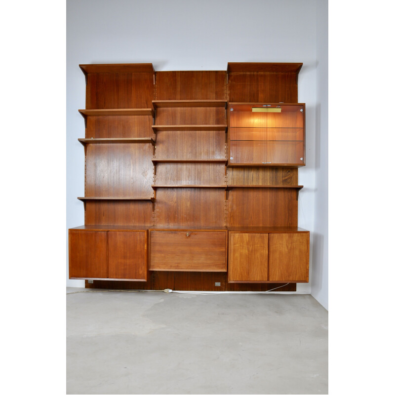 Vintage wall unit Royal System by Poul Cadovuis, 1960