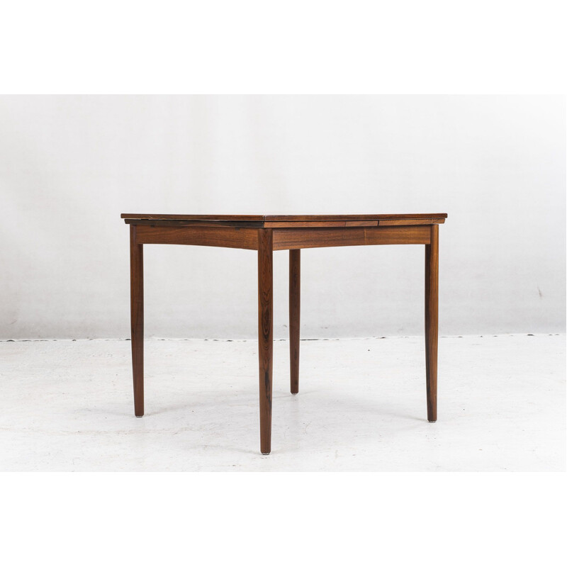 Vintage Danish extendable rosewood dining table by Poul Hundevad for Hundevad & Co, 1960s