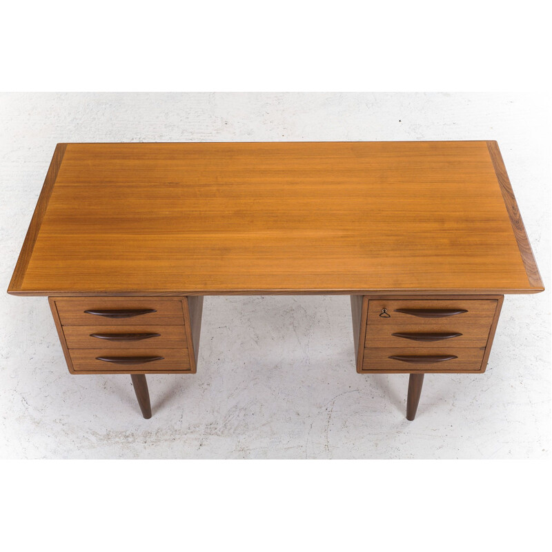 Vintage teak desk, 1960s