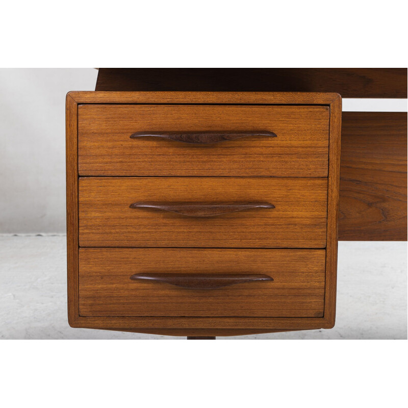 Vintage teak desk, 1960s