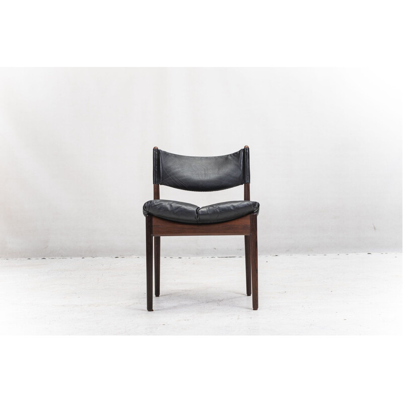 Vintage rosewood chairs by Kristian Solmer Vedel