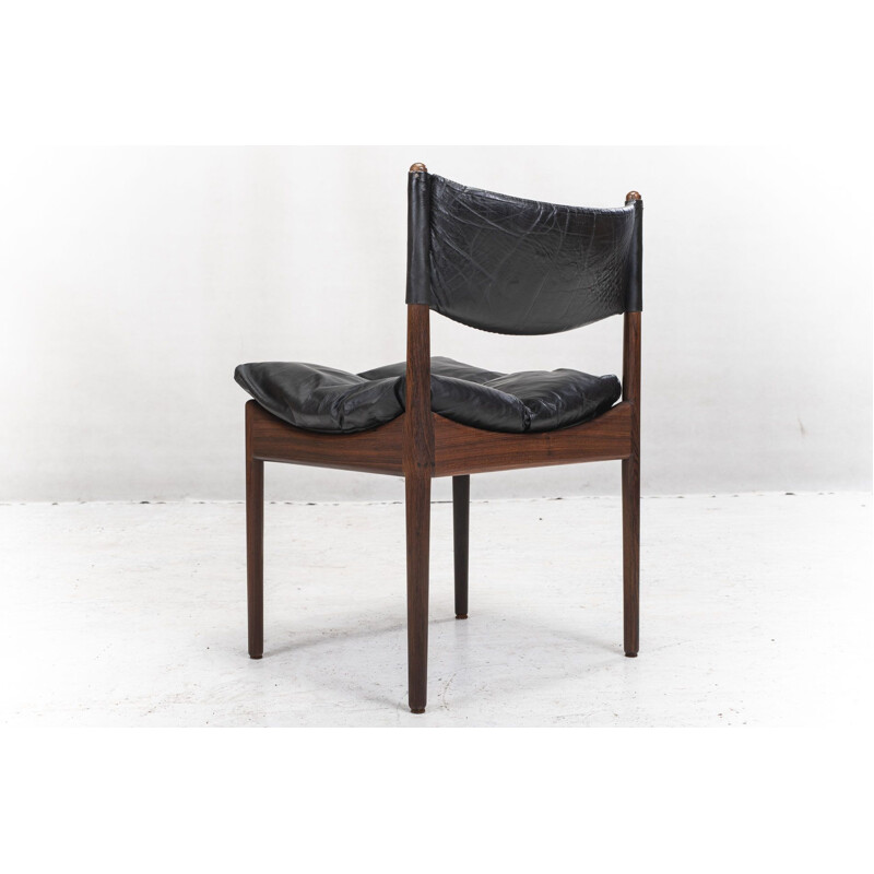 Vintage rosewood chairs by Kristian Solmer Vedel