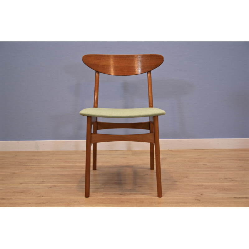 Set of 4 vintage Danish dining chairs in teak by Falsled Møbelfabrik, 1960s