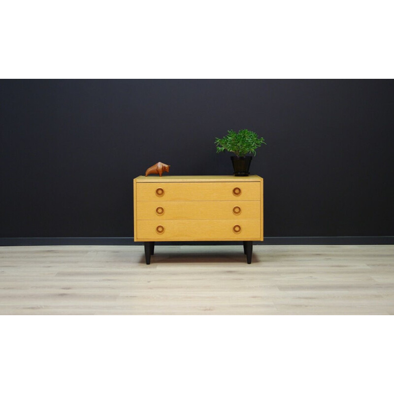 Vintage scandinvian cabinet in ash, 1970