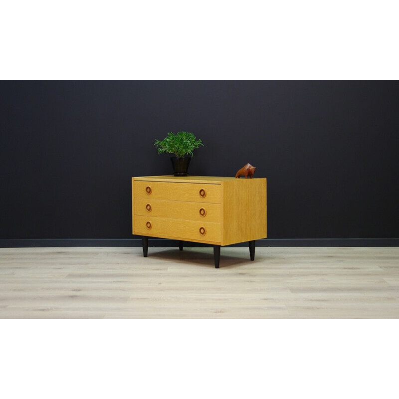 Commode scandinave en frêne, 1970