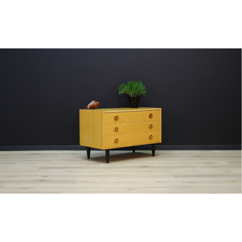 Vintage scandinvian cabinet in ash, 1970