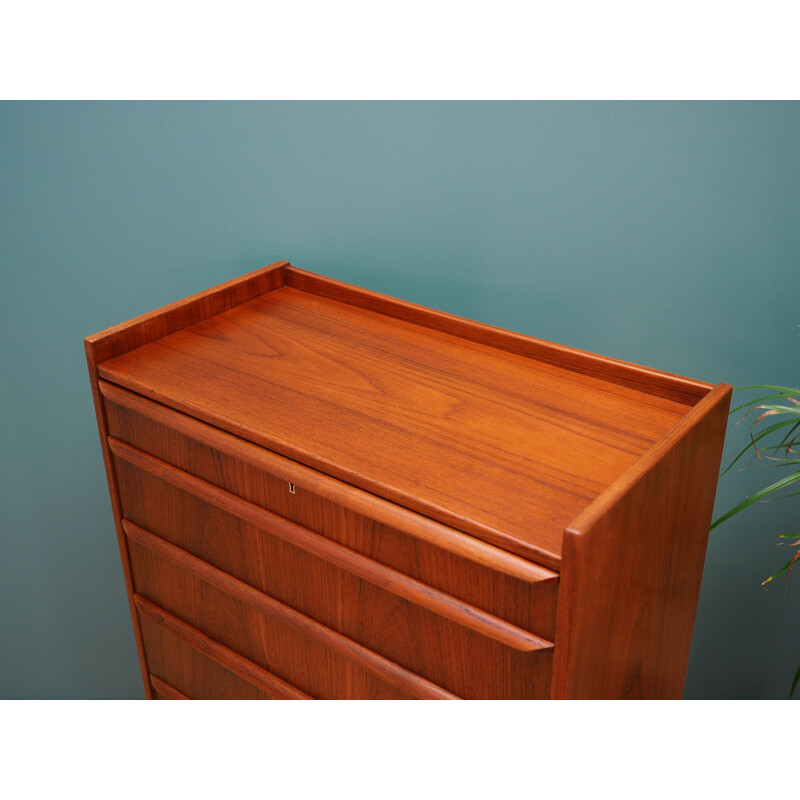 Scandinavian teak vintage chest of drawers, 1970