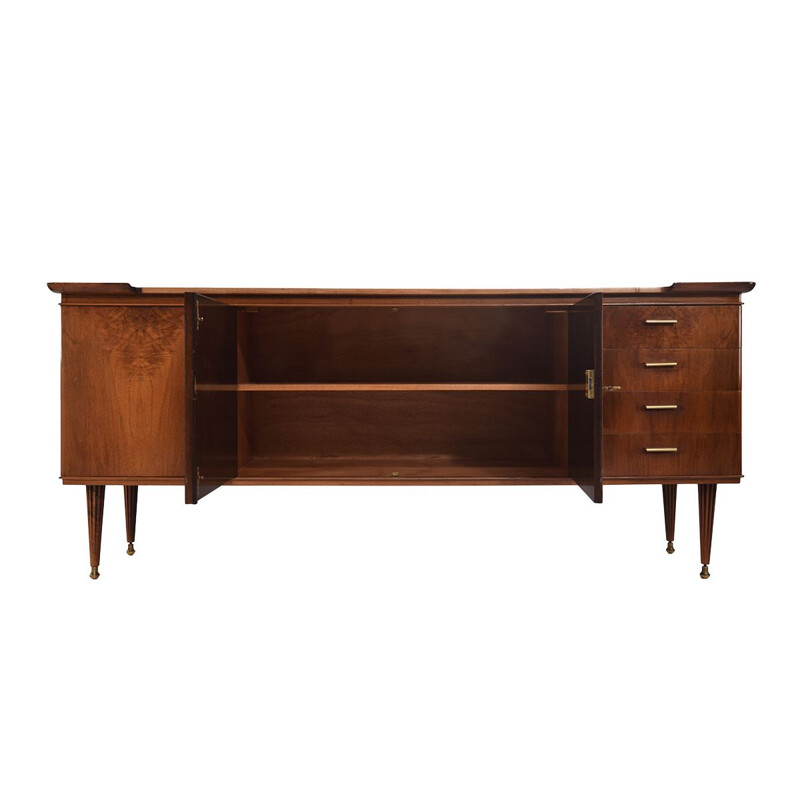 Walnut vintage sideboard by A.A. Patijn for Zijlstra Joure