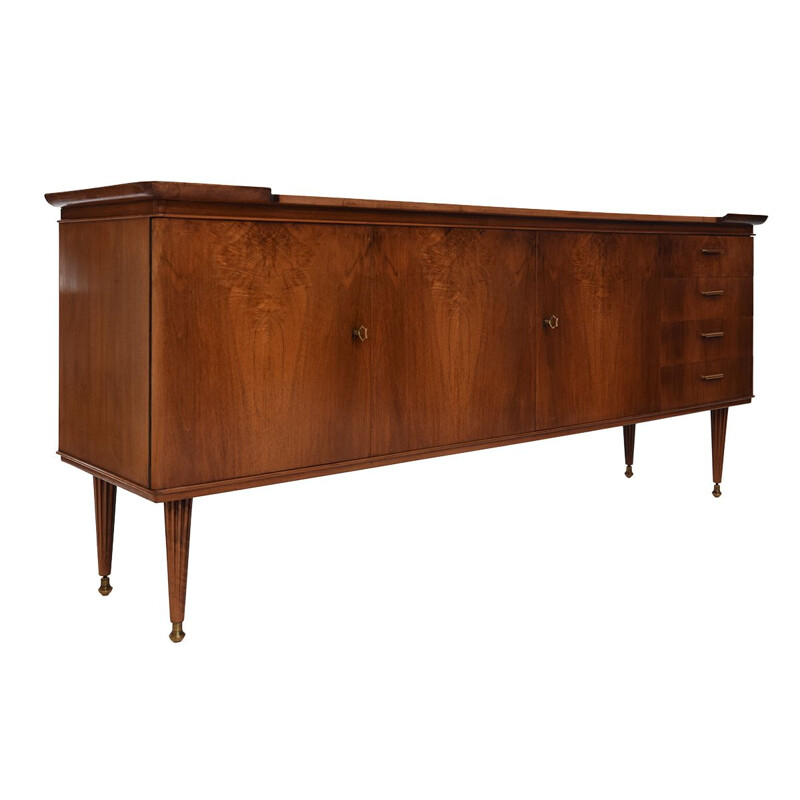 Walnut vintage sideboard by A.A. Patijn for Zijlstra Joure