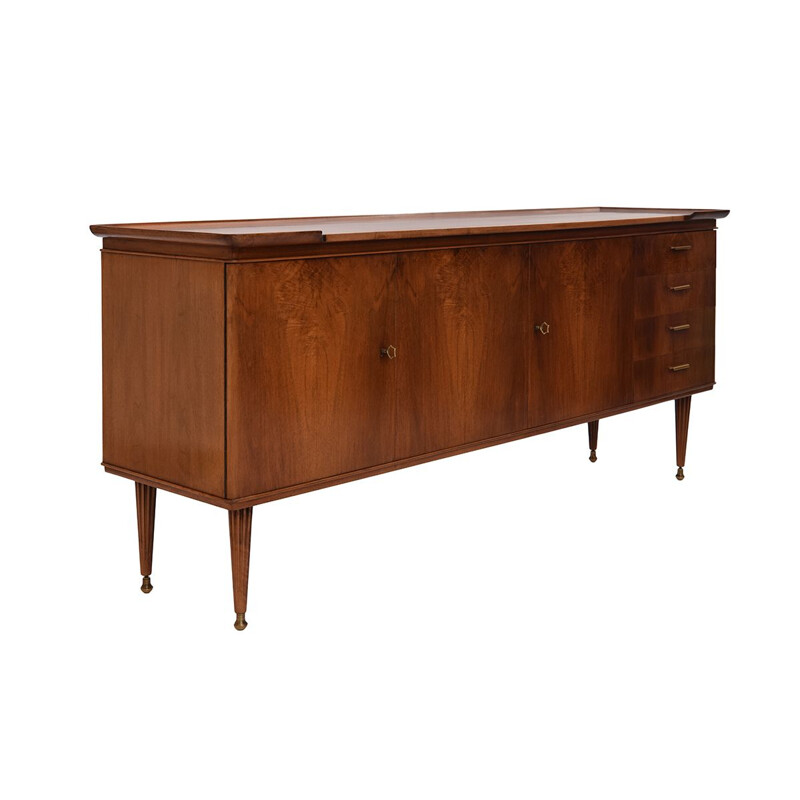 Walnut vintage sideboard by A.A. Patijn for Zijlstra Joure