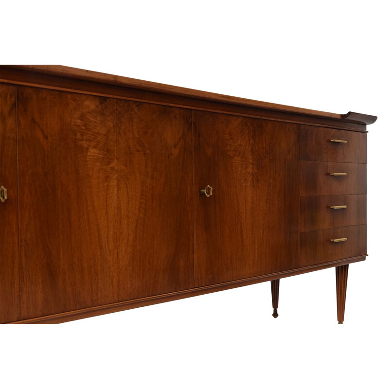 Walnut vintage sideboard by A.A. Patijn for Zijlstra Joure