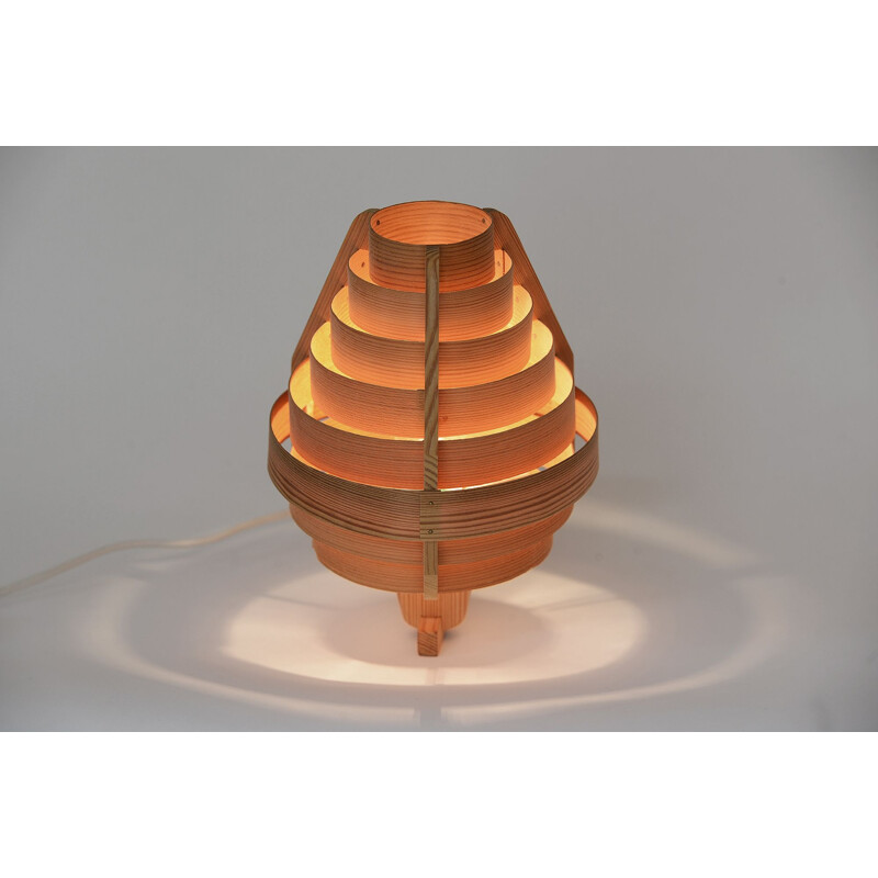 Pine vintage wall light V 237 by Hans-Agne Jakobsson for Ellysett AB. Sweden, 1960s