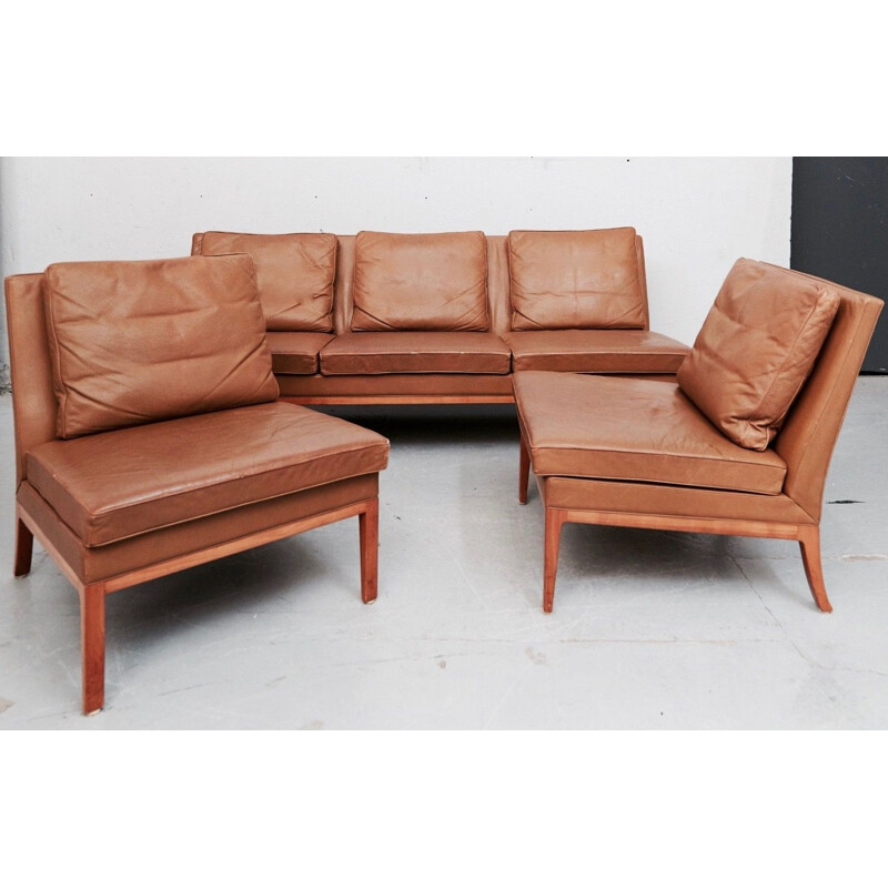 Sofa and 2 armchairs set by Kill International, 1960 
