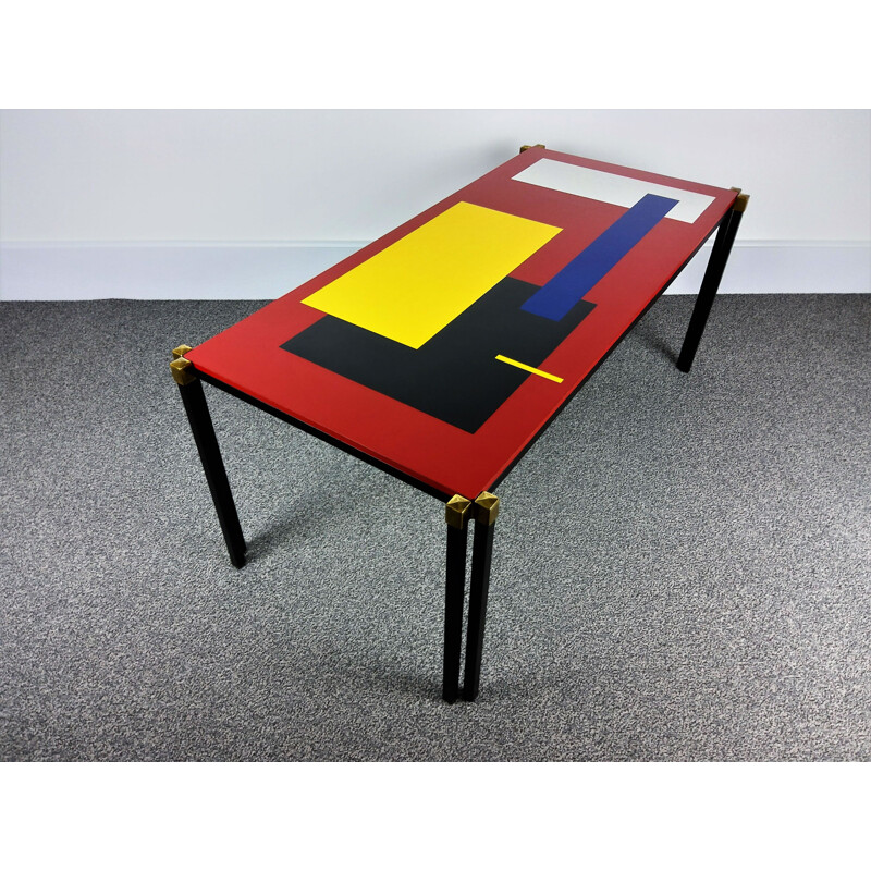 Vintage salontafel met geometrisch ontwerp, 1960