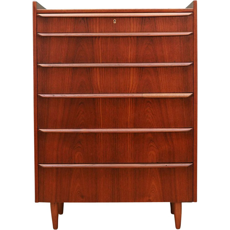 Scandinavian teak vintage chest of drawers, 1970