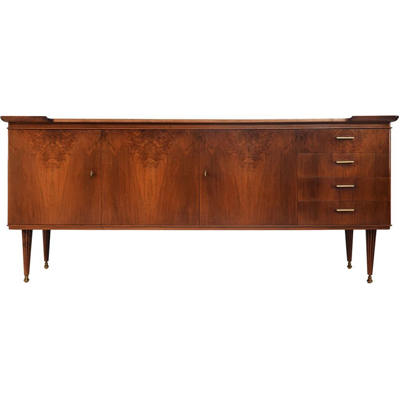 Walnut vintage sideboard by A.A. Patijn for Zijlstra Joure