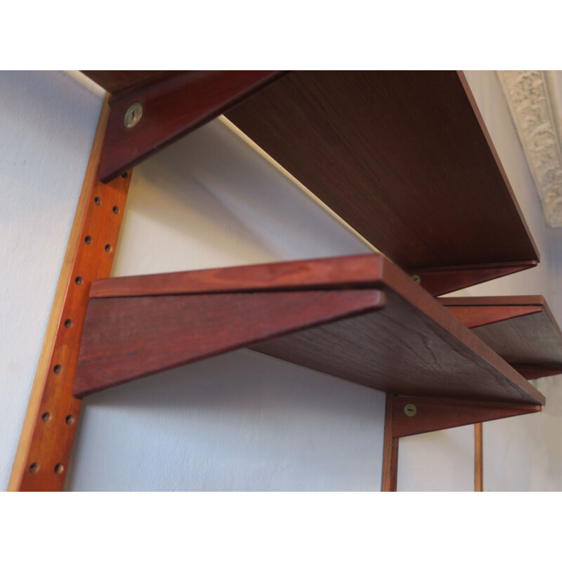 Vintage Danish Teak Modular Shelf System, 1960s