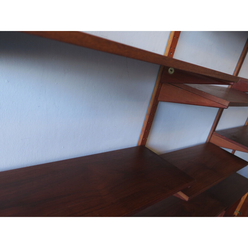 Vintage Danish Teak Modular Shelf System, 1960s