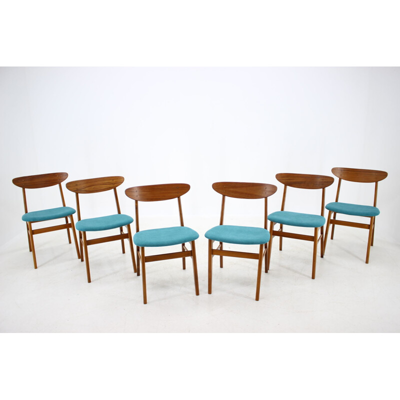 Suite de 6 chaises de salle à manger modèle 210r de Thomas Harlev, Danemark