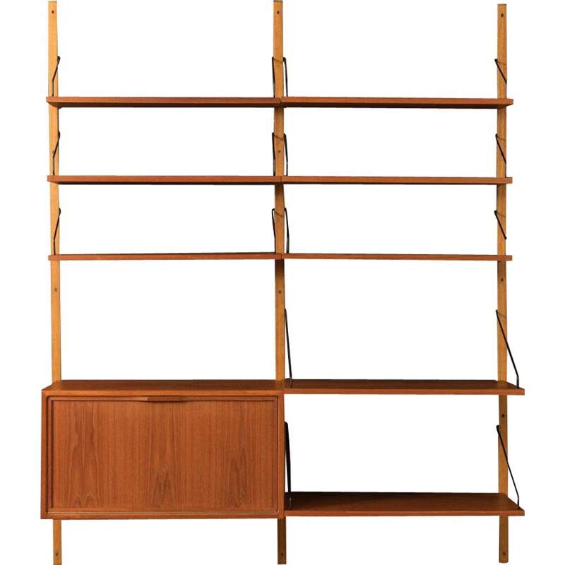 Vintage wall shelving system by Poul Cadovius, 1960