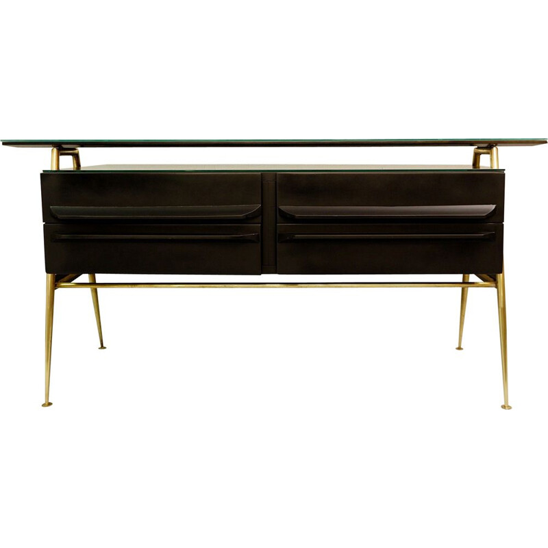 Vintage italian black sideboard