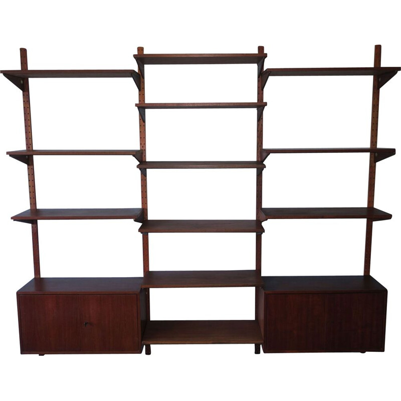 Vintage Danish Teak Modular Shelf System, 1960s