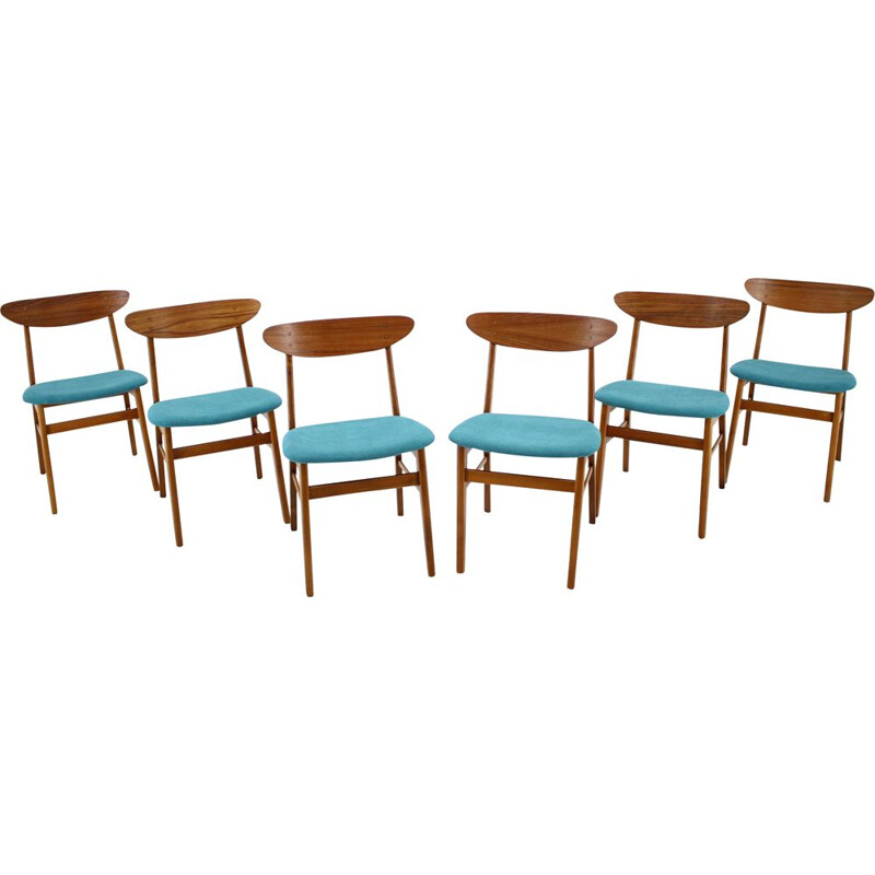 Set of 6 dining chairs model 210r by Thomas Harlev, Denmark