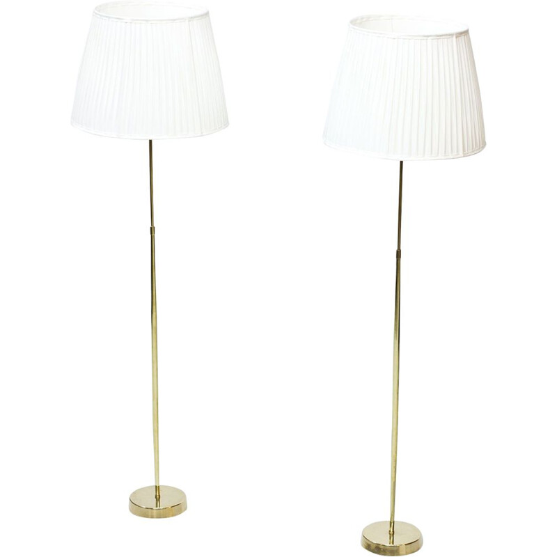 pair de lampadaires vintage