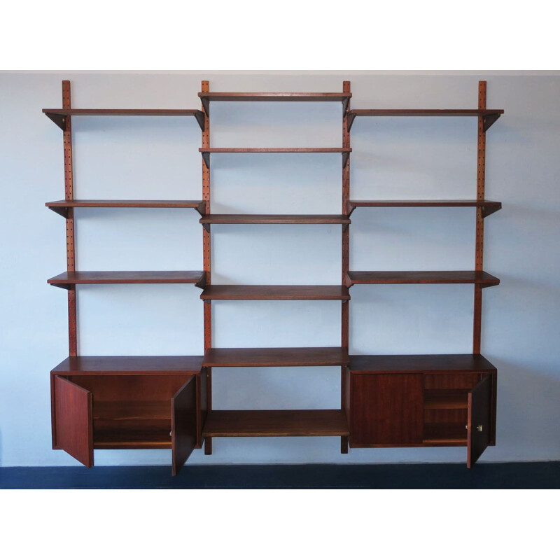 Vintage Danish Teak Modular Shelf System, 1960s