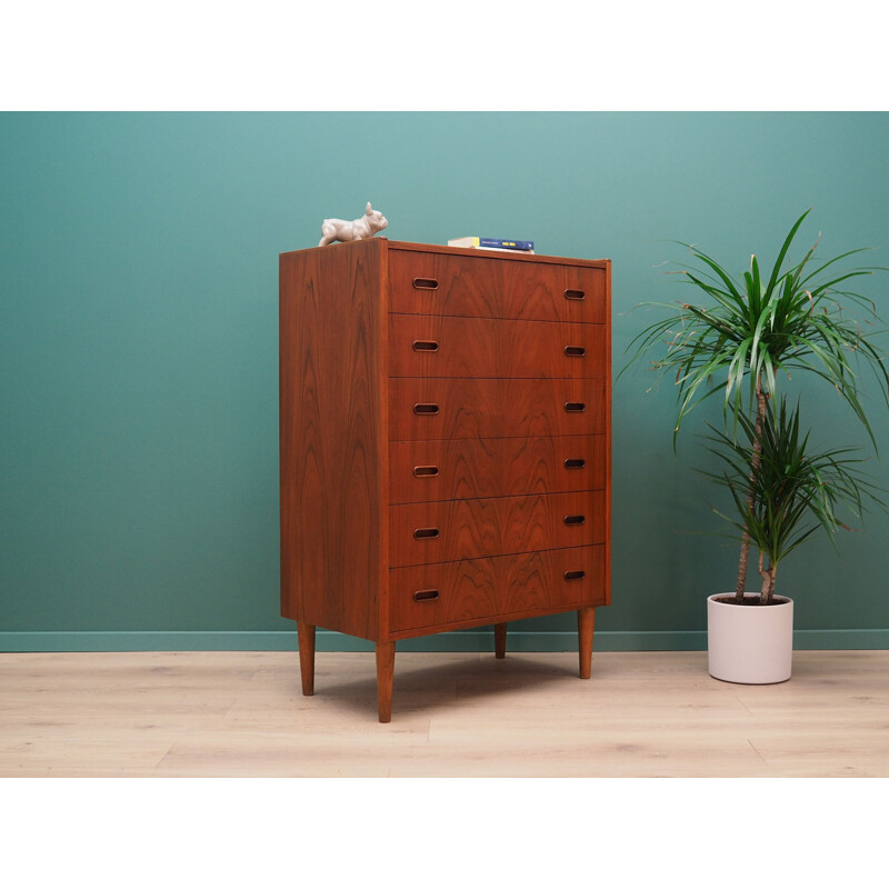 Teak vintage chest of drawers, 1970