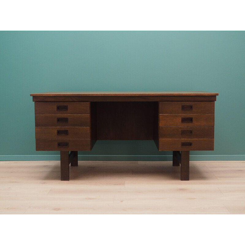 Oak vintage desk, 1970