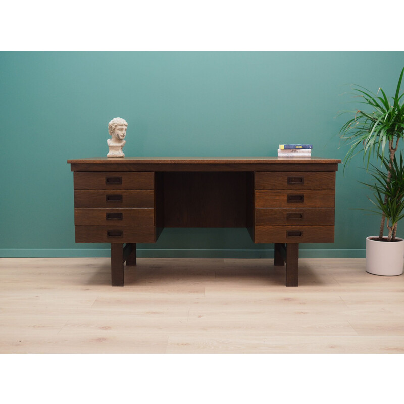 Oak vintage desk, 1970