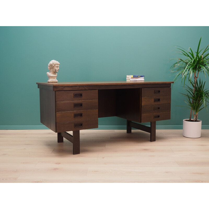 Oak vintage desk, 1970