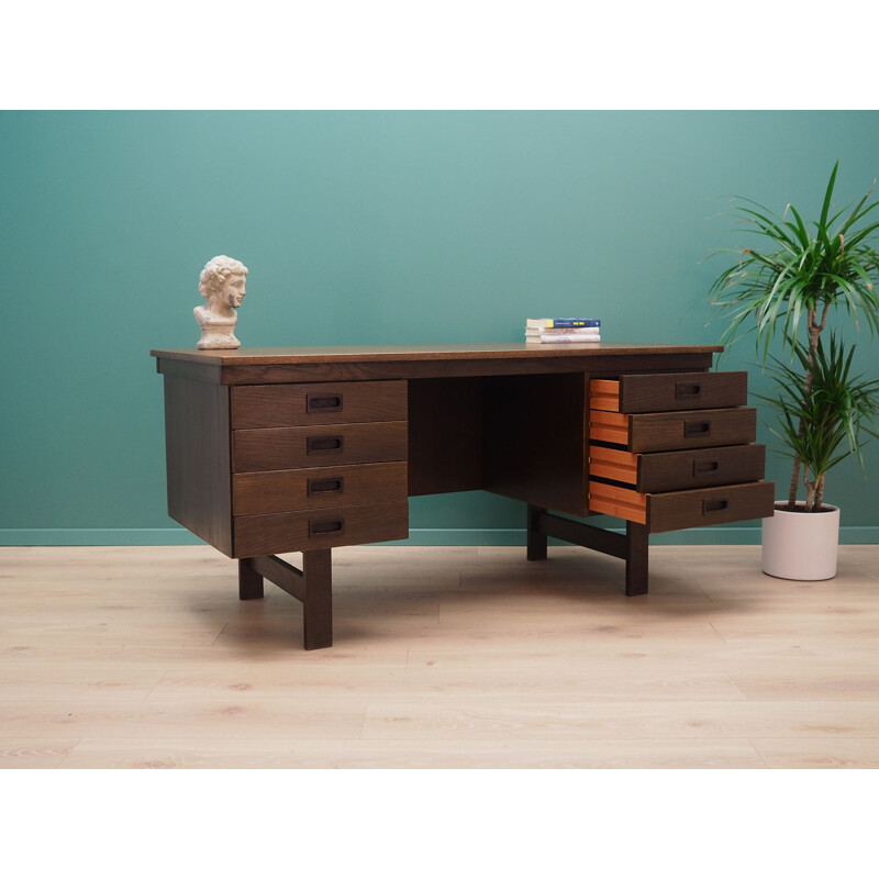 Oak vintage desk, 1970