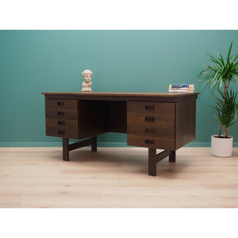 Oak vintage desk, 1970