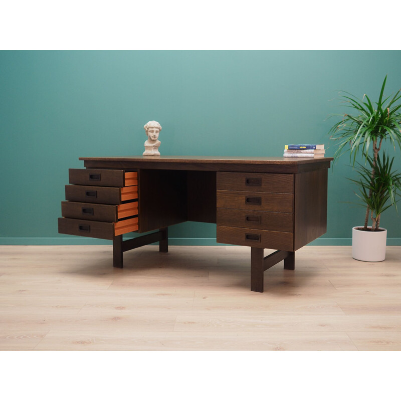 Oak vintage desk, 1970