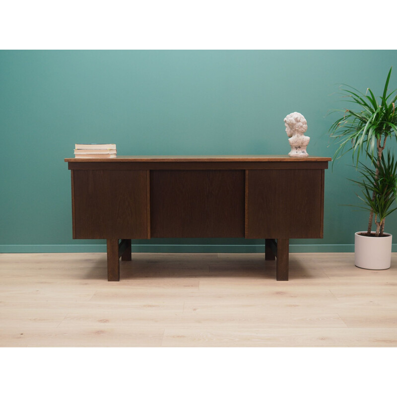 Oak vintage desk, 1970