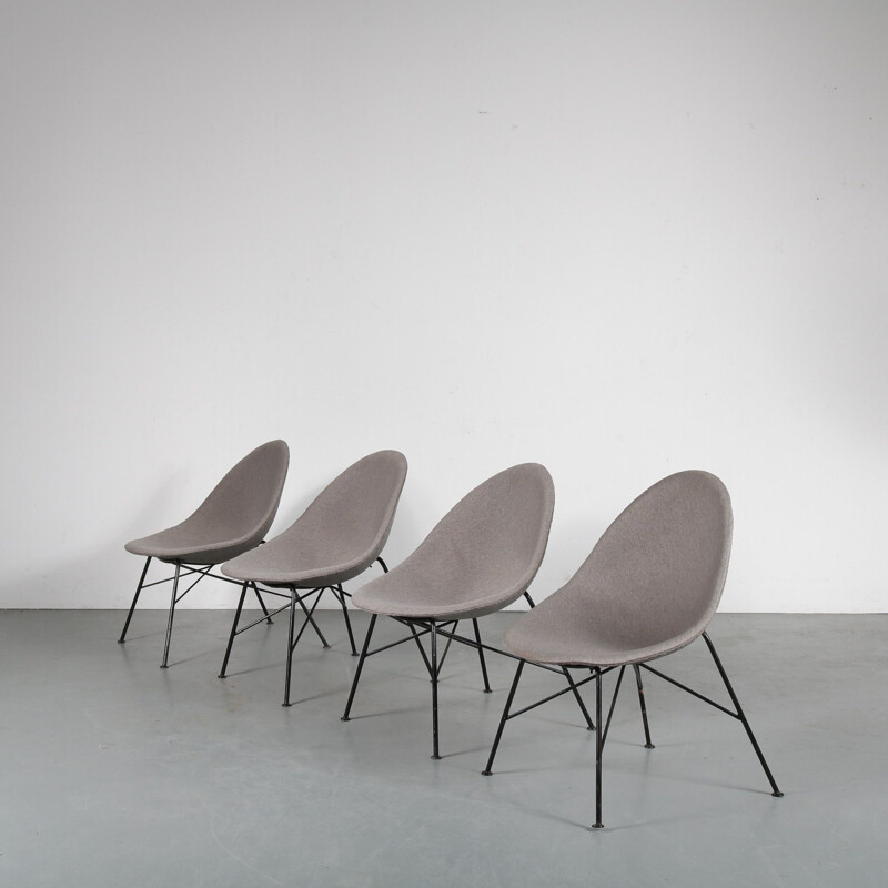 Vintage Czech side chair by Miroslav Navratil fir Český Nábytek, 1950s 