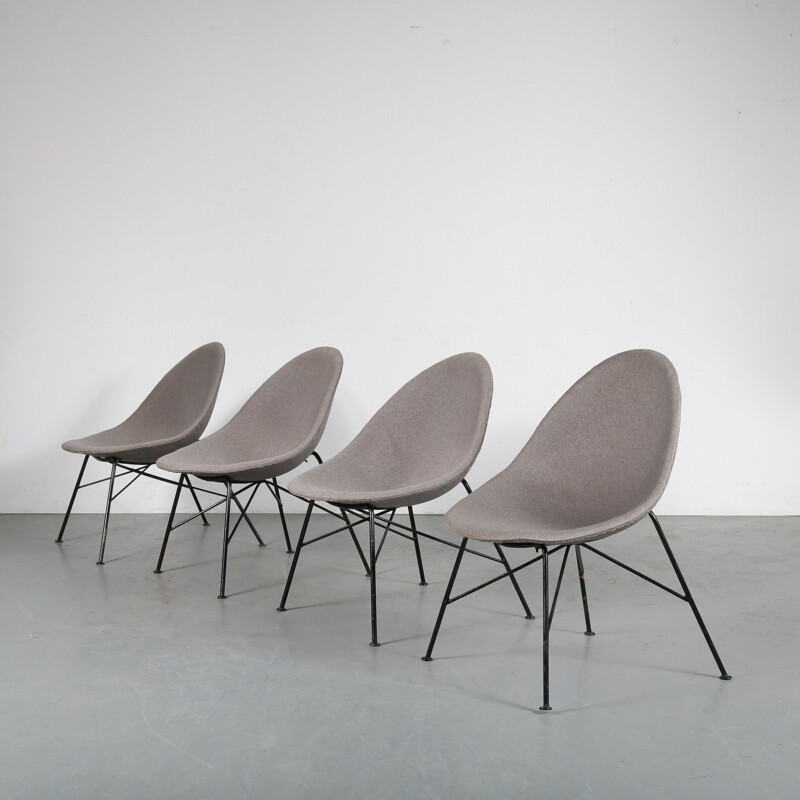 Vintage Czech side chair by Miroslav Navratil fir Český Nábytek, 1950s 