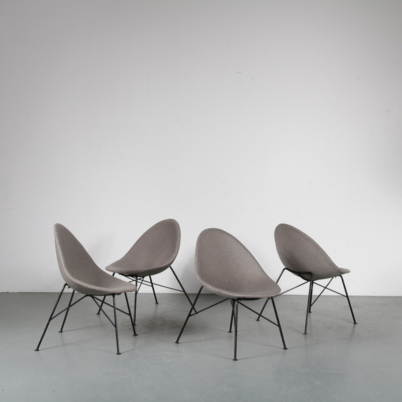 Vintage Czech side chair by Miroslav Navratil fir Český Nábytek, 1950s 