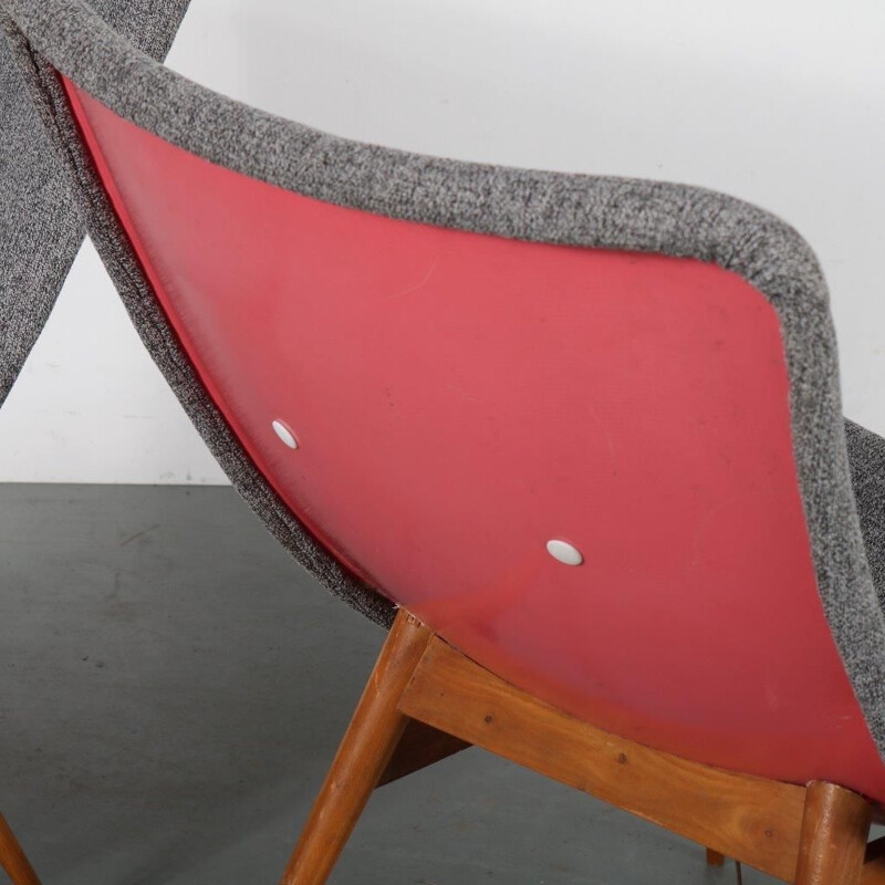 Vintage Czech armchair by Miroslav Navratil, for Český Nábytek 1959