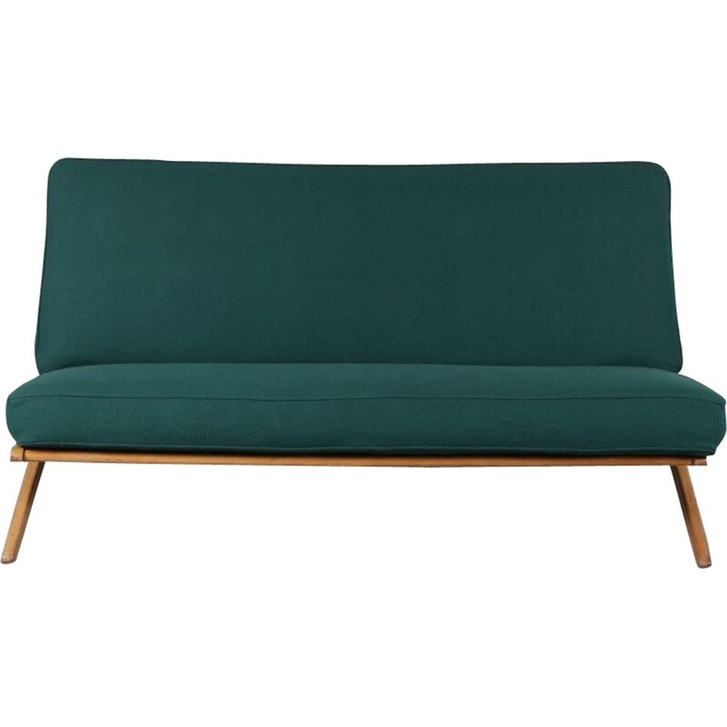 Birch vintage sofa manufactured in The Netherlands, 1950s