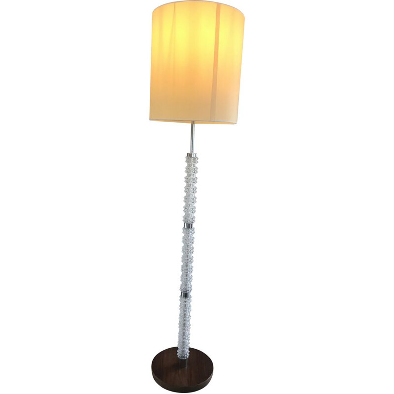 Floor lamp by Limburg in glass and chrome 1960