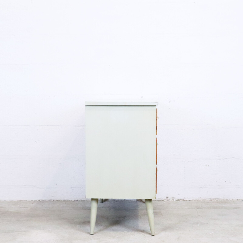 Vintage wood and teak chest of drawers, Sweden 1960