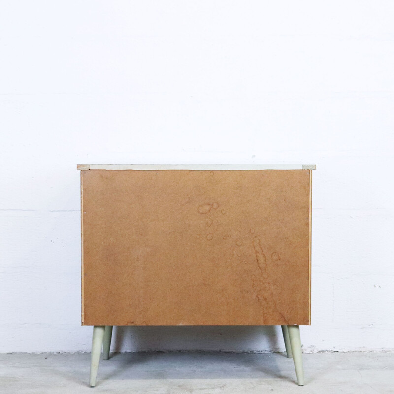 Vintage wood and teak chest of drawers, Sweden 1960