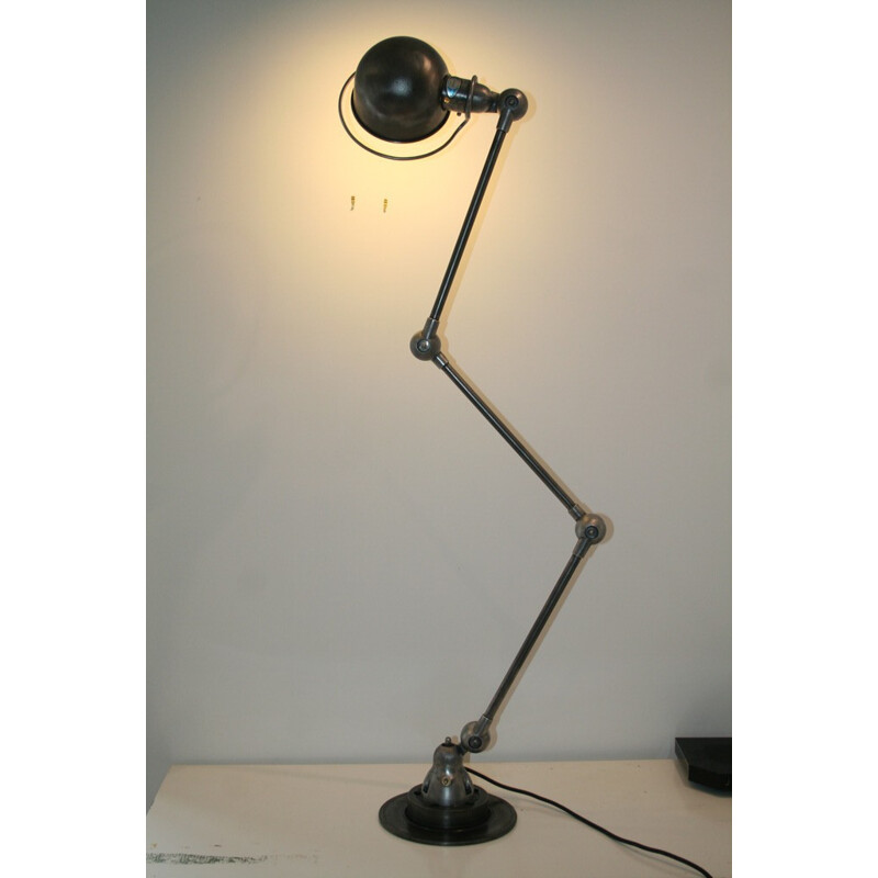 Jielde industrial stand lamp with 3 arms, Jean-Louis DOMECQ - 1950s 