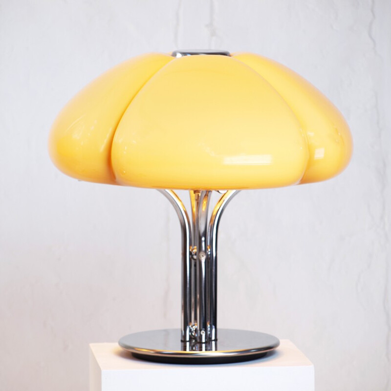 Guzzini "Quadrifoglio" metal and plastic lamp, Gae AULENTI - 1970s