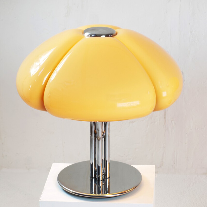 Guzzini "Quadrifoglio" metal and plastic lamp, Gae AULENTI - 1970s