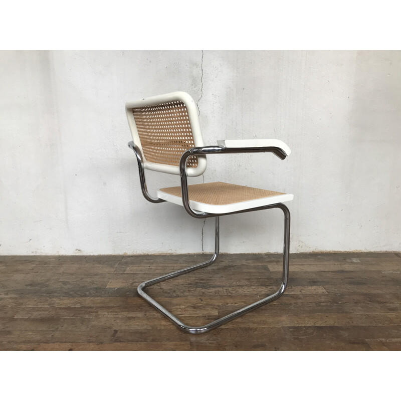 Pair of vintage armchairs by Marcel BREUER S64, 1970